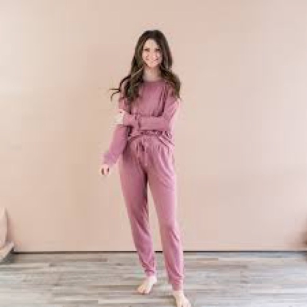 Kyte Baby Women’s Bamboo Jersey Top, Dusty Rose, L